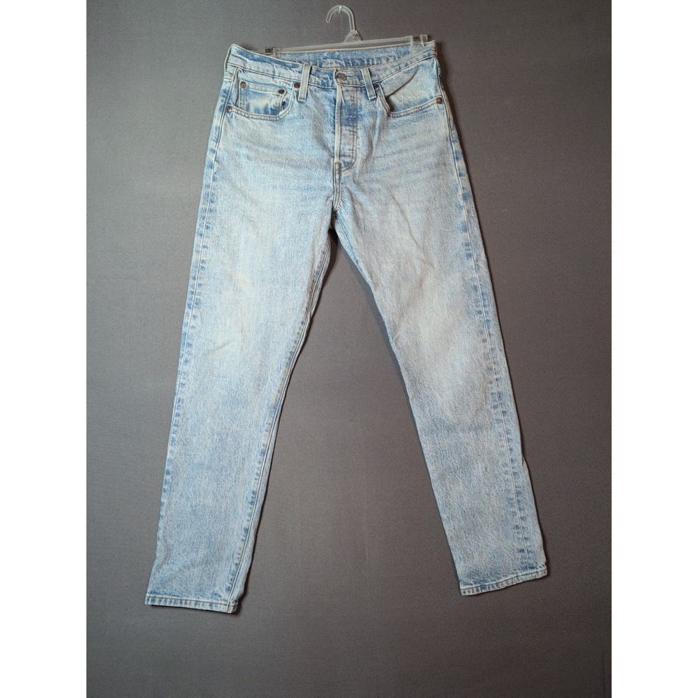Vintage 90s Levi's 501 Jeans Womens Made in USA Button Fly High Rise Blue 25